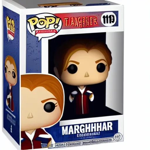 Prompt: funko pop margaret thatcher