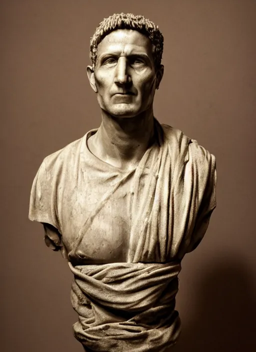 Image similar to a full portrait photo of julius caesar, f / 2 2, 3 5 mm, 2 7 0 0 k, lighting, perfect faces, award winning photography.