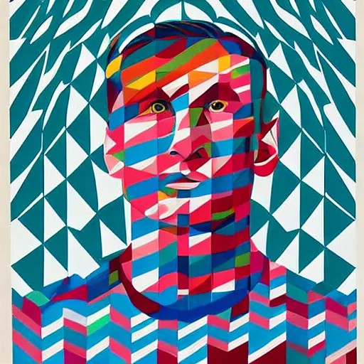 Image similar to a portrait of lionel messi in a scenic environment by tomma abts