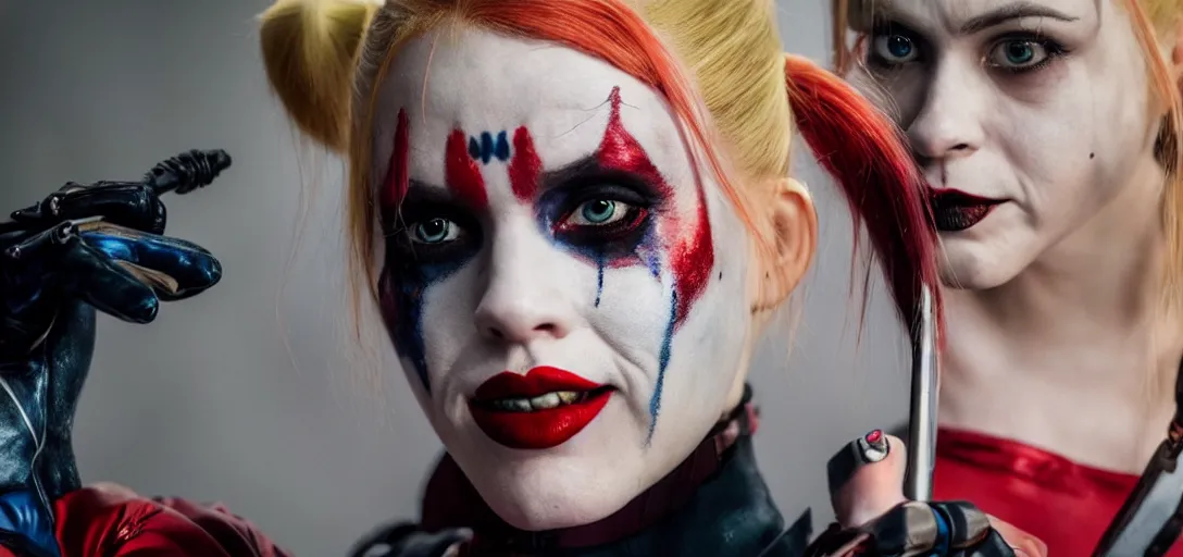 real-life Harley Quinn, cinematic, Wide-shot, | Stable Diffusion | OpenArt