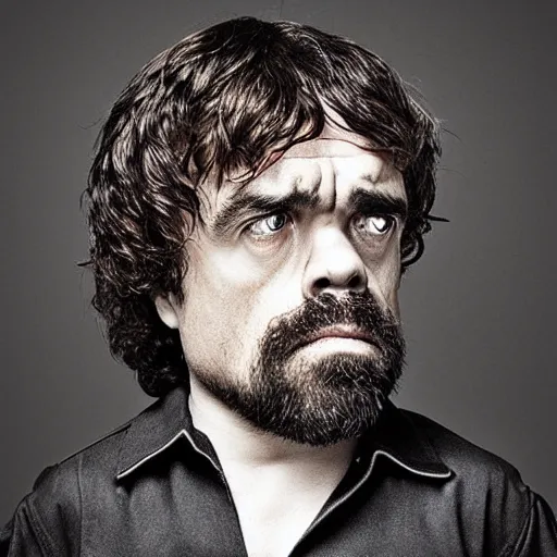 Image similar to “ headshot of peter dinklage as mario ”