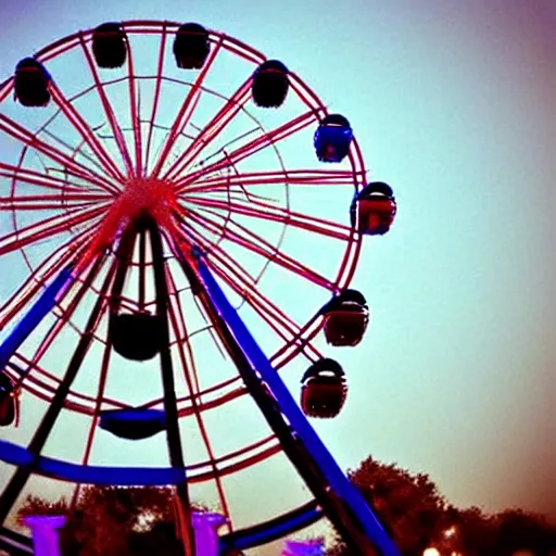 Prompt: !! cat!!, ferris wheel, feline, award winning photo