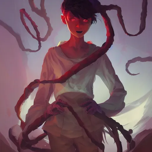 Image similar to hero world scary stories to tell in the dark, behance hd by jesper ejsing, by rhads, makoto shinkai and lois van baarle, ilya kuvshinov, rossdraws global illumination