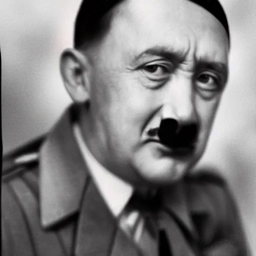 Image similar to hitler kawaii blushing uwu, portrait photography