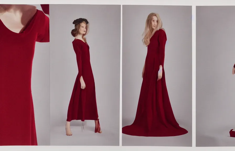 Image similar to dress out of blood, catalogue photograph