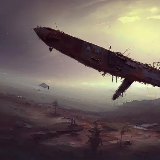 Image similar to a abandoned and destroyed aeroplane in the style of sylvain sarrailh, beautiful digital art, cinematic art, concept art, matte painting, oil painting