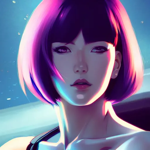 Image similar to a portrait of a beautiful motoko kusanagi, art by ilya kuvshinov and wlop and artgerm and josan gonzalez, digital art, highly detailed, intricate, sharp focus, trending on artstation hq, deviantart, pinterest, unreal engine 5, 4 k uhd image