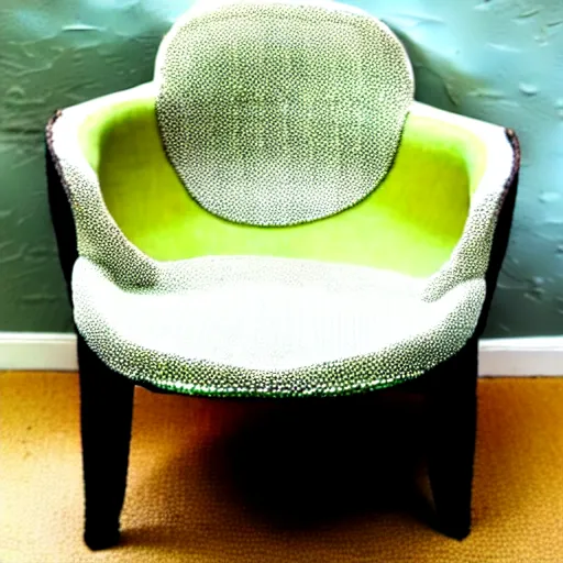 Prompt: avocado armchair