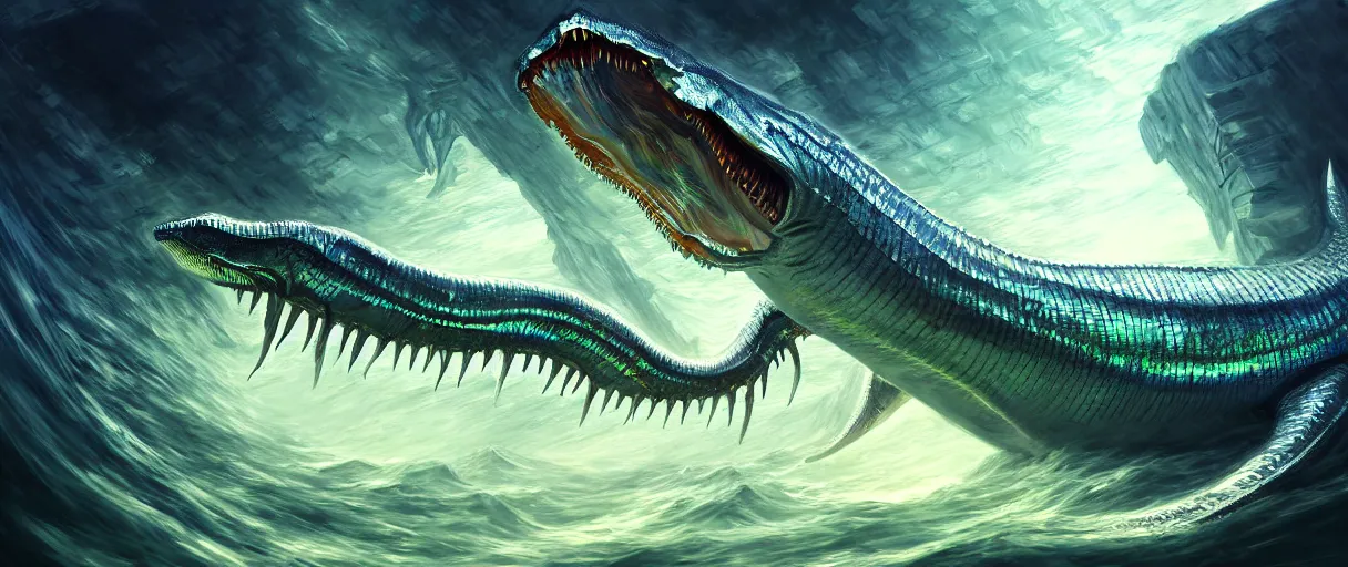 Prompt: hyperrealistic very intricate neo-gothic iridescent white leviathan eating the world digital painting concept art james white! cinematic soft glow yellow lighting low angle hd 8k sharp shallow depth of field