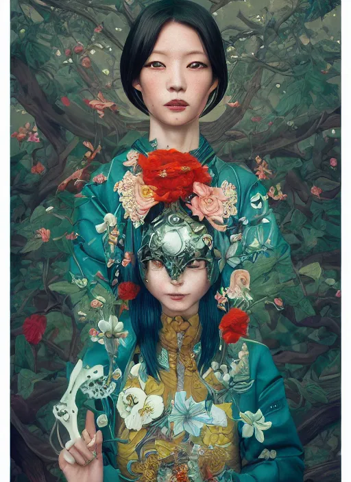 Image similar to hitomi kisugi : : by martine johanna and simon stalenhag and chie yoshii and casey weldon and wlop : : ornate, dynamic, particulate, rich colors, intricate, elegant, highly detailed, centered, artstation, smooth, sharp focus, octane render, 3 d