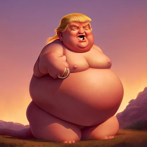 Image similar to melanie trump as a chubby troll, ben hur, loftis, cory behance hd by jesper ejsing, by rhads, makoto shinkai and lois van baarle, ilya kuvshinov, rossdraws global illumination