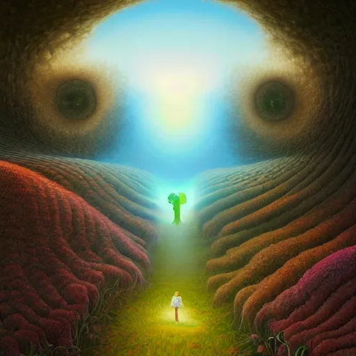 Image similar to a black boy dressed like an explorer in a field of candy, by Adi granov and afarin sajedi and amanda sage and evgeni gordiets and Agostino Arrivabene and adonna khare in a psychedelic portrait style, ultrarealistic matte painting, volumetric lighting, fractal, extremely symmetrical, highly detailed face, orisha, 8k, hd