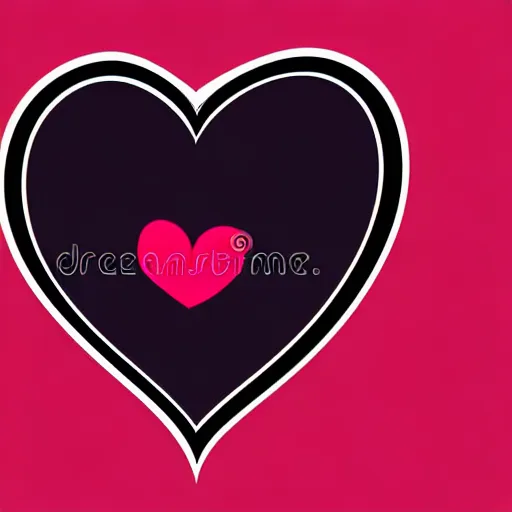 Image similar to dark magical heart logo, 4 k, vector illustration, hd