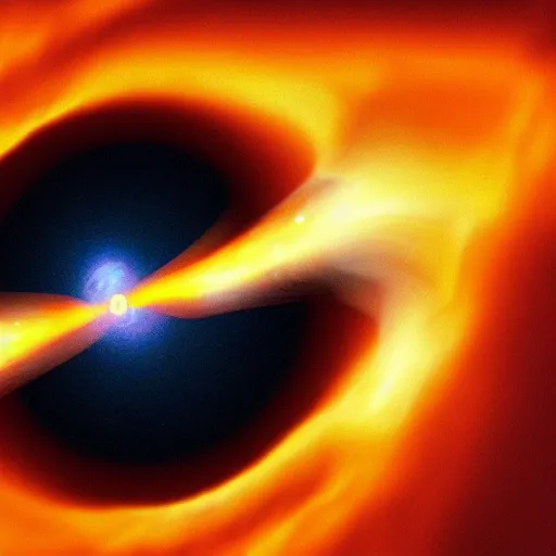 Image similar to Human Eye as a Blackhole with sparks