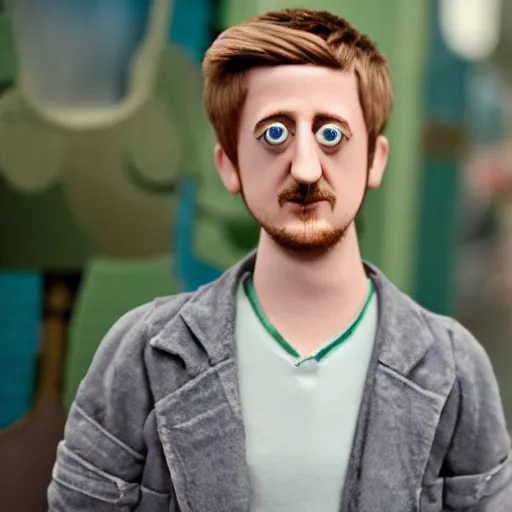 Prompt: arthur darvill claymation