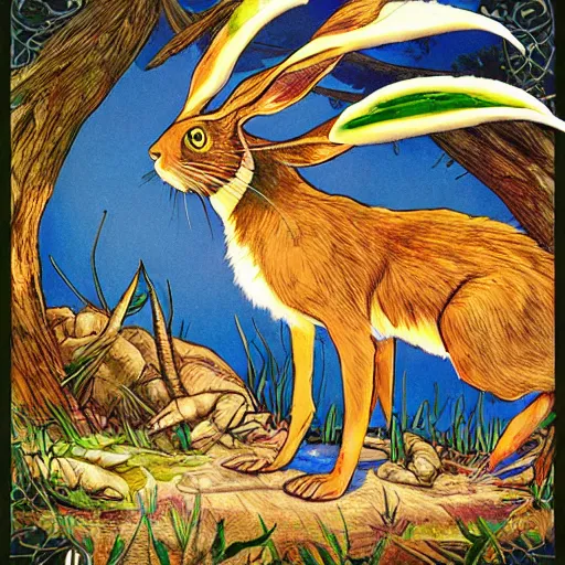 Image similar to March Hare lost in gnosis