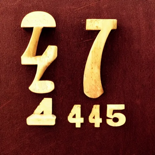 Image similar to the number 4 7 defined