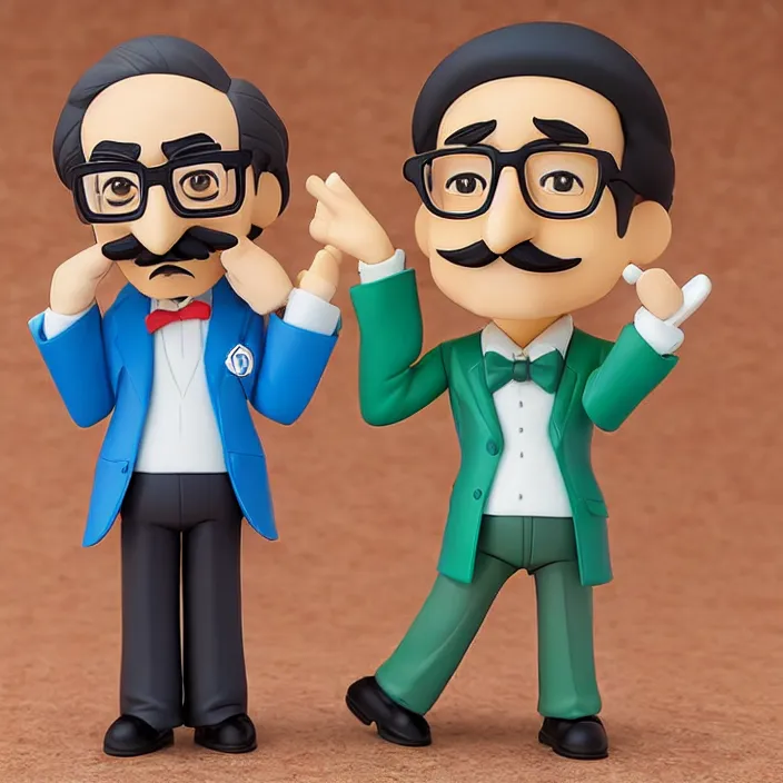 Image similar to Groucho Marx, An anime Nendoroid of Groucho Marx, figurine, detailed product photo