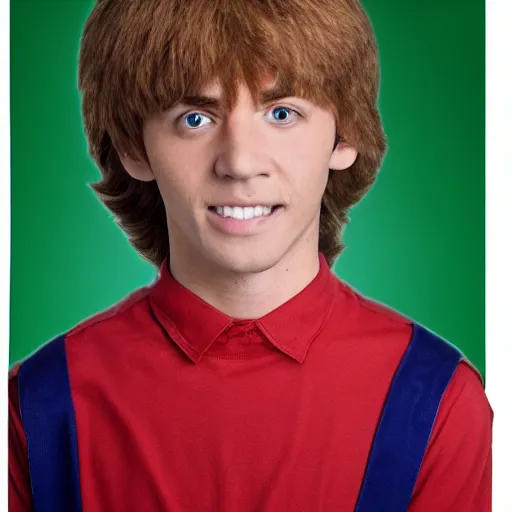 Image similar to a hyper realistic award winning yearbook photo of shaggy from scooby - doo