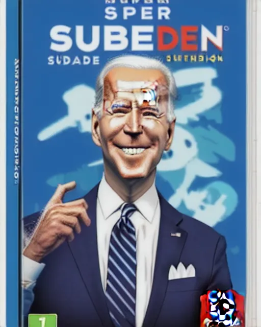 Image similar to SEALED Super Joe Biden, Nintendo Switch Video Game