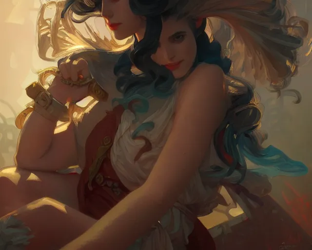 Image similar to photography of stuart davis, deep focus, d & d, fantasy, intricate, elegant, highly detailed, digital painting, artstation, concept art, matte, sharp focus, illustration, hearthstone, art by artgerm and greg rutkowski and alphonse mucha