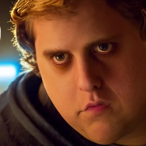 Image similar to jonah hill as anakin skywalker in star wars episode 3, 8k resolution, full HD, cinematic lighting, award winning, anatomically correct