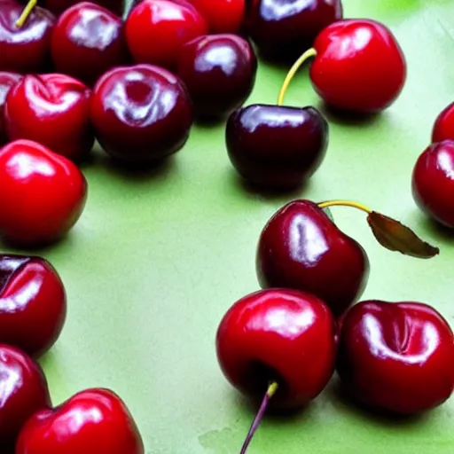 Image similar to Sad Cherry, frown, Cherry fruit