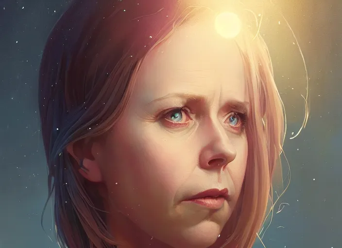 Image similar to highly detailed portrait of holly flax, stephen bliss, unreal engine, fantasy art by greg rutkowski, loish, rhads, ferdinand knab, makoto shinkai and lois van baarle, ilya kuvshinov, rossdraws, tom bagshaw, global illumination, radiant light, detailed and intricate environment