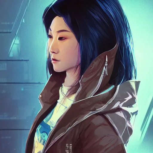 Image similar to asian lightning goddess wearing modern clothing, hoodie, jean shorts, slice of life, modern cyberpunk, highly detailed, digital painting, artstation, concept art, sharp focus, illustration, cinematic lighting, art by artgerm and greg rutkowski and alphonse mucha