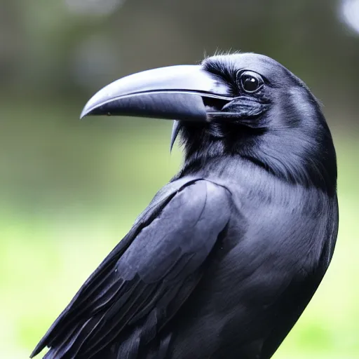 Image similar to photo of a crow holding a hat