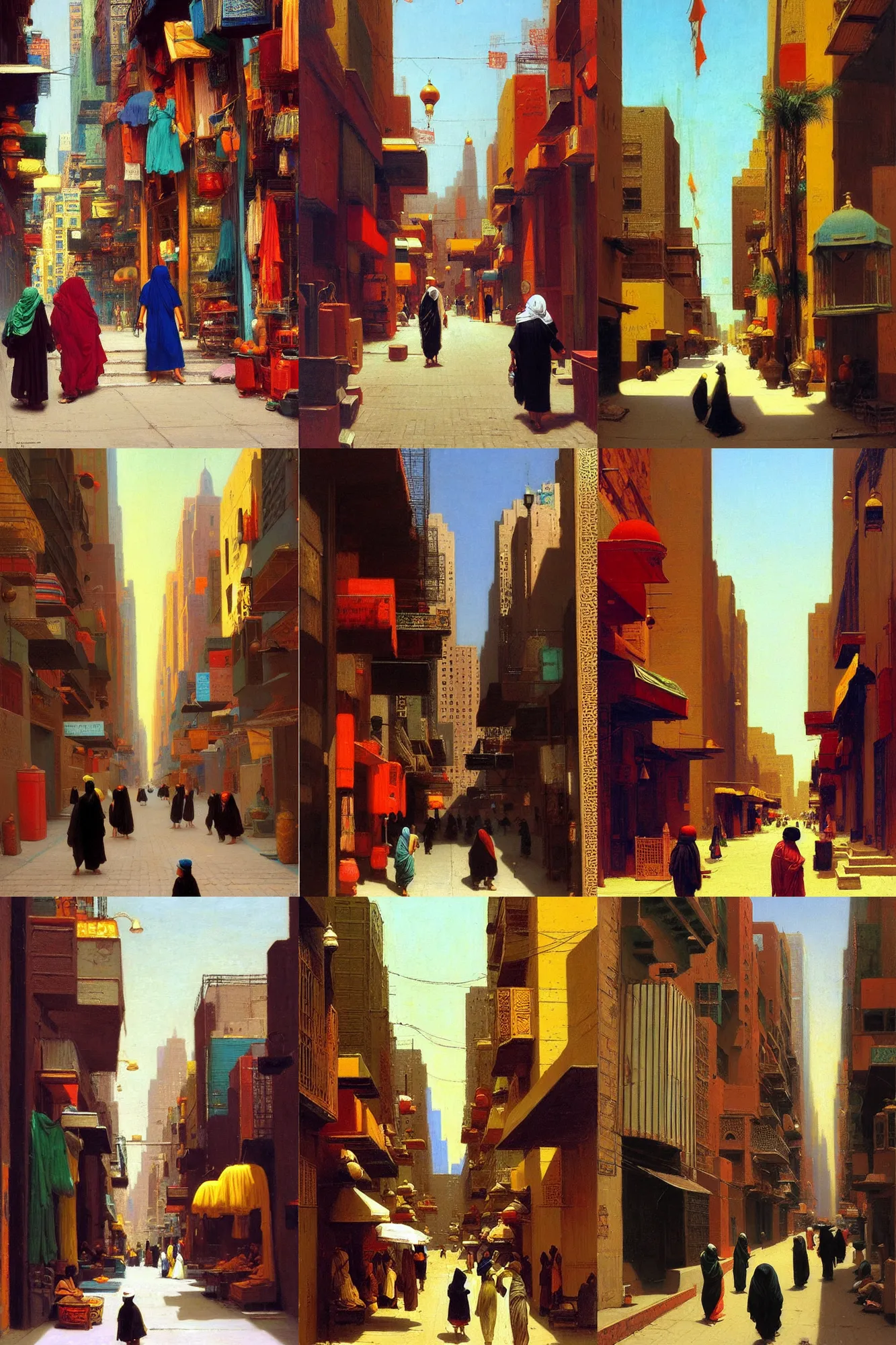 Image similar to moroccan new york city street, summer 2016, Jean-Leon Gerome