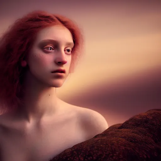 Prompt: photographic portrait of a stunningly beautiful renaissance emo female maiden in soft dreamy light at sunset, contemporary fashion shoot, by edward robert hughes, annie leibovitz and steve mccurry, david lazar, jimmy nelsson, breathtaking, 8 k resolution, extremely detailed, beautiful, establishing shot, artistic, hyperrealistic, beautiful face, octane render