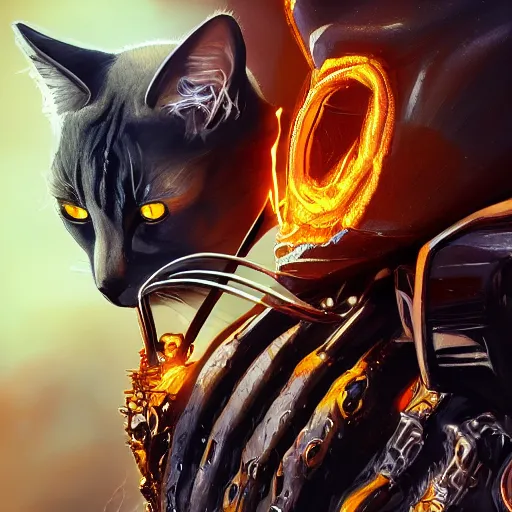 Image similar to ghost rider as a cat, animal drawing, by artgerm, hd, hdr, ue 5, ue 6, unreal engine 5, realistic anime 3 d style, cinematic 4 k wallpaper, 8 k, ultra detailed, gta 5 cover art, high resolution, artstation, award winning