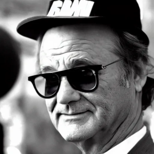 Image similar to closeup of bill murray as a blues brother