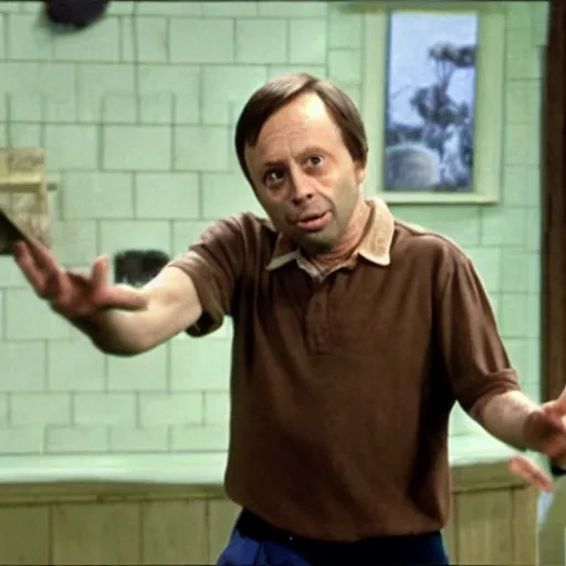 Image similar to norman fell as rickety cricket, it's always sunny in philadelphia, 8 k