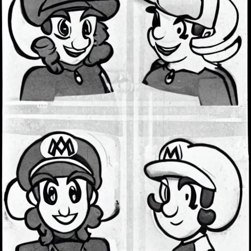 Image similar to Mario sisters with no moustache