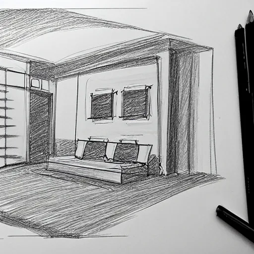 How To Draw a Scene In One Point Perspective-saigonsouth.com.vn