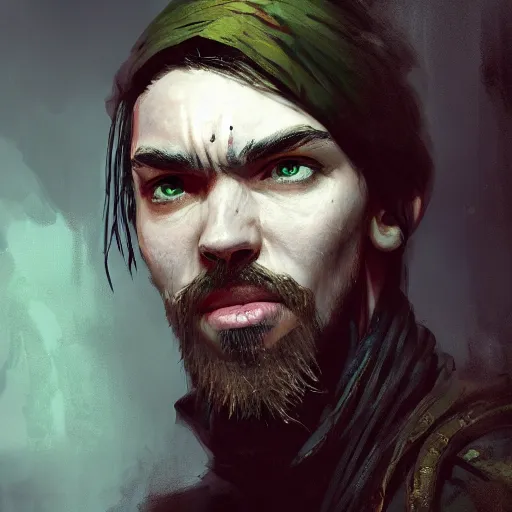 Image similar to a portrait of jacksepticeye by Greg Rutkowski, digital art, trending on artstation, Bloodborne, HD, 8K, highly detailed, good lighting, beautiful, cinimatic lighting, masterpiece - H 768