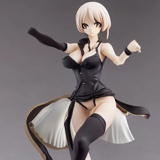 Image similar to High definition professional photograph of anime figure, beautifully detailed