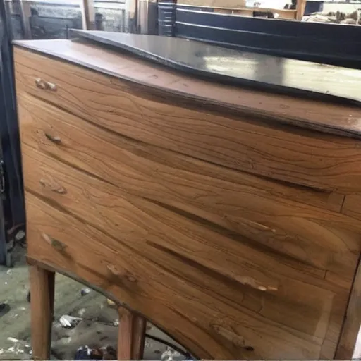 Image similar to furniture for sale on facebook, in garage,