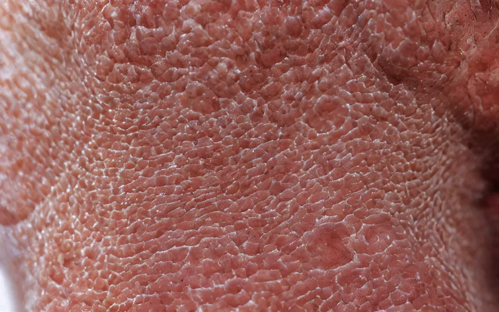 Image similar to close up of human skin showing pores and veins, detailed, photographic