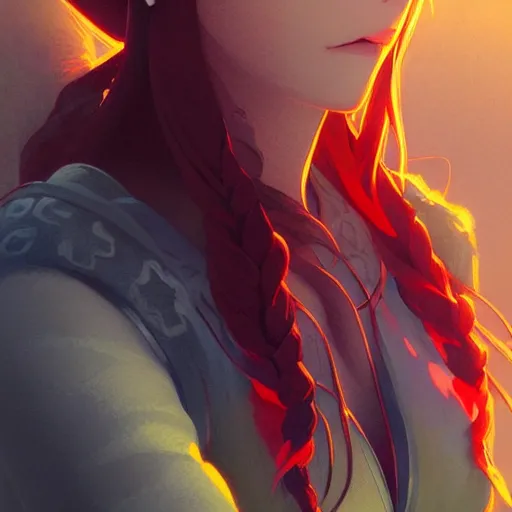 Prompt: portrait of botw zelda, art by ilya kuvshinov makoto shinkai artgerm wlop, intricate, highly detailed, digital painting, art station, concept art, smooth, sharp focus, illustration, advanced digital anime art, atmospheric lighting, detailed face