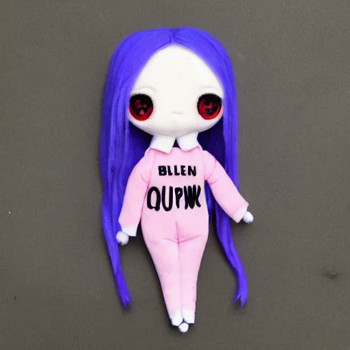 Image similar to billie eilish chibi plushie