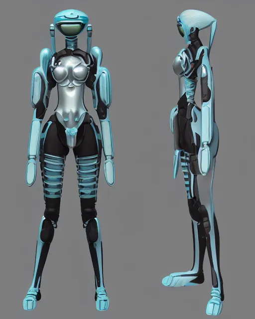 Prompt: CAD screenshot of a realistic android bodyguard modeled after Hatsune Miku and with slender body type and prominent ceramic hex tile armor plates, solidworks, catia, autodesk inventor, unreal engine, gynoid cad design inspired by Masamune Shirow and Tsutomu Nihei and Ross Tran, product showcase, octane render 8k