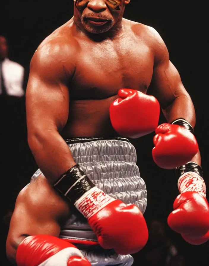 Image similar to photo portrait of Mike Tyson