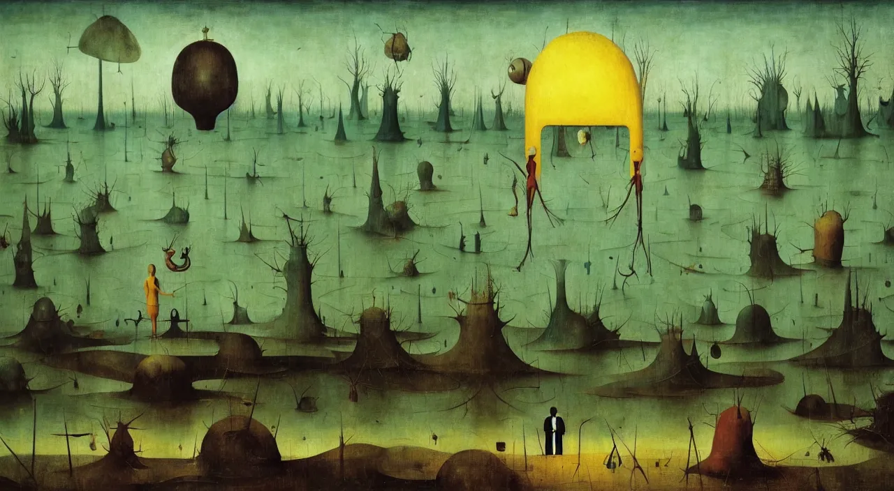 Prompt: single flooded simple!! hive anatomy, very coherent and colorful high contrast masterpiece by franz sedlacek hieronymus bosch dean ellis simon stalenhag rene magritte gediminas pranckevicius, dark shadows, sunny day, hard lighting