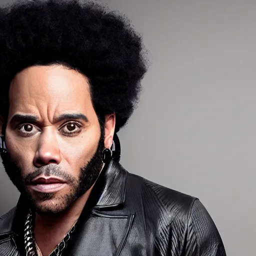 Image similar to stunning award winning hyperrealistic hdr 8 k highly detailed portrait photo of lenny kravitz as a real human