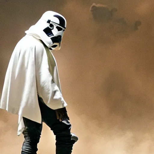 Image similar to Movie still of Kanye West in Star Wars