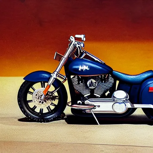 Image similar to a fisher price harley davidson