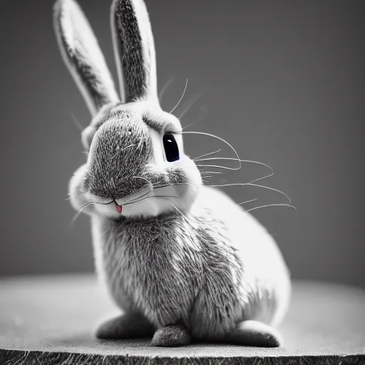 Image similar to Portrait of a bugs bunny, 85mm Lens F/1.8, award winning photography